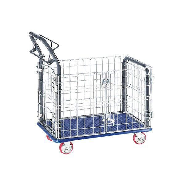 観音扉型金網台車 150kg NK107K-HB 1-6290-03 1台