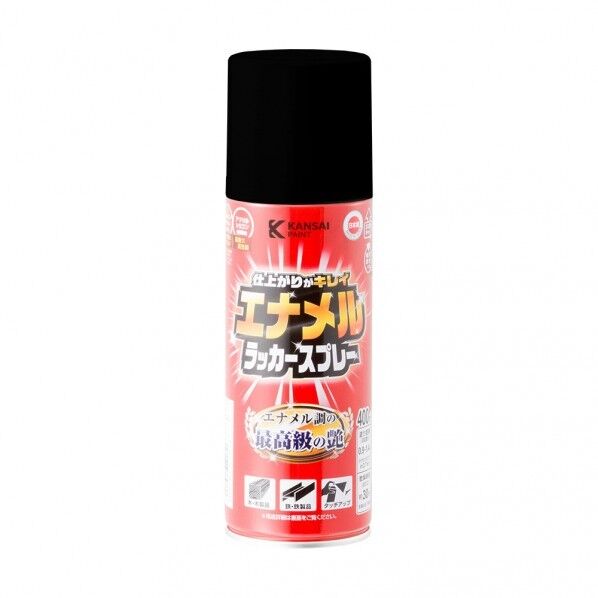 エナメルラッカSP つや消ブラック 400ml 1個