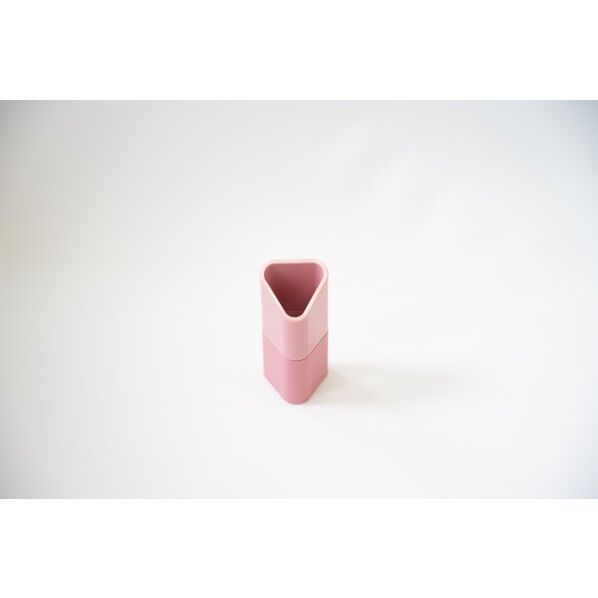 プリスベイス 歯間ブラシ用ポケット付き ハブラシスタンド ピンク 1個