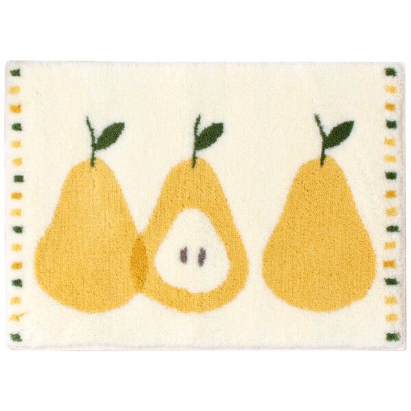 乾度良好 バスマット(カーム) イエロー 40×55cm 1枚