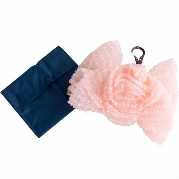 リレッツァ トラベルボディタオル ポーチ付 NV