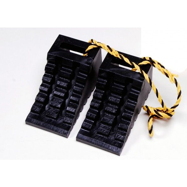 車止め タイヤ歯止め 4085W 115×225×120mm 黒 4085W 1個