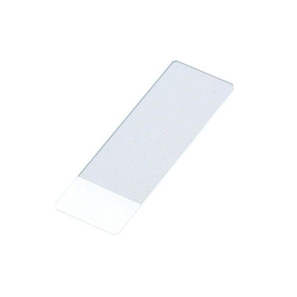 スターフロストスライドグラス水縁磨 ホワイト 1-6724-01 100枚