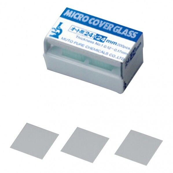 カバ－グラス 1818 18×18mm 1-6725-01 2000枚