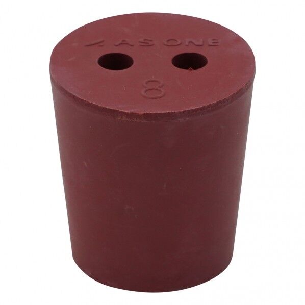 穴付き赤ゴム栓 1-7649-01 1個