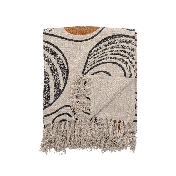 ブルーミングヴィル 82049611コットンスロー ナチュラル