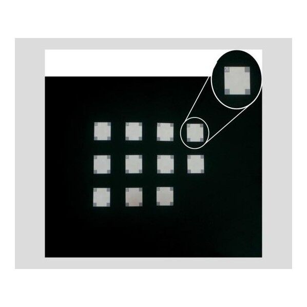 高温測定器 測温チップ(不可逆性) 10×10mm 1-8124-11 11枚