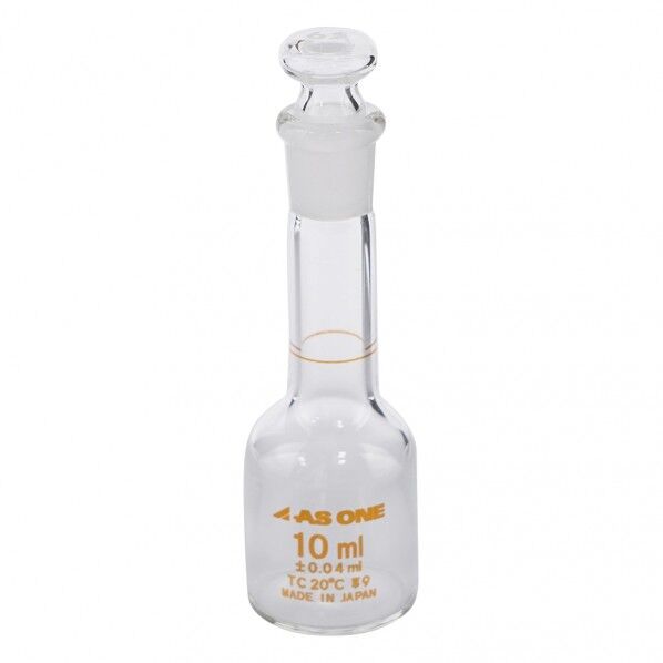 メスフラスコボトルタイプ ASONE 10ml 1-8583-01 1個