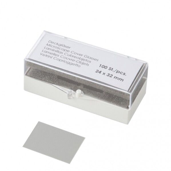 カバーグラス No.0101172 24×32mm 100枚×10箱入 1-877-06 1