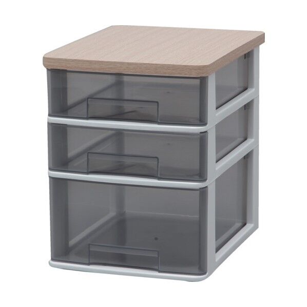 ウッドトップデスクチェスト