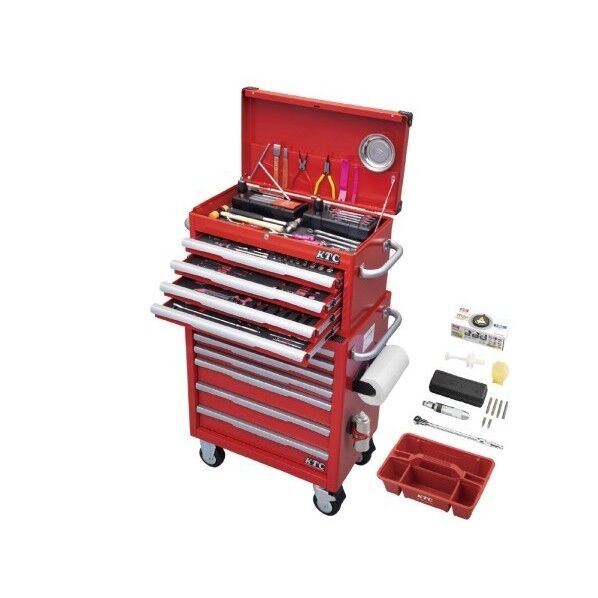 KTC 2025 SKセール 156点組 自動車整備エキスパート工具セット レッド