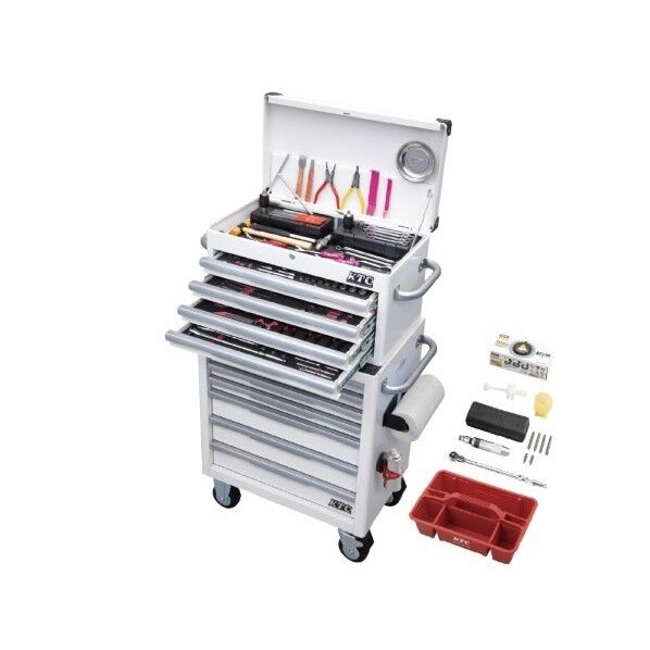 KTC 2025 SKセール 156点組 自動車整備エキスパート工具セット ホワイト