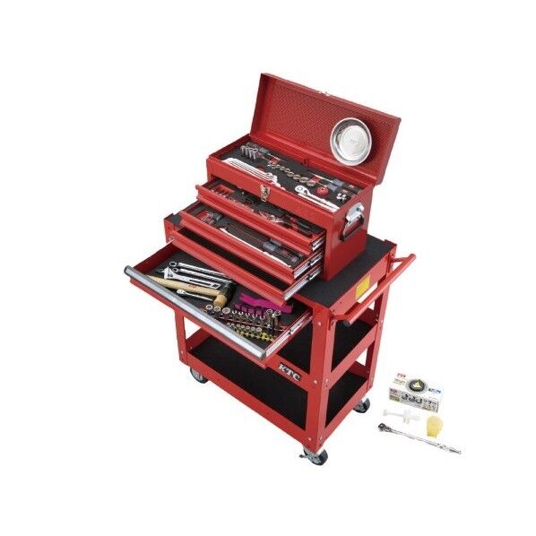 KTC 2025 SKセール 98点組 自動車整備プロフェッショナル工具セット レッド
