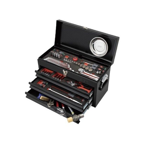 KTC 京都機械工具 KTC 2025 SKセール 80点組 9.5sq スタンダード工具セット ブラック SK38025XBK 1セット