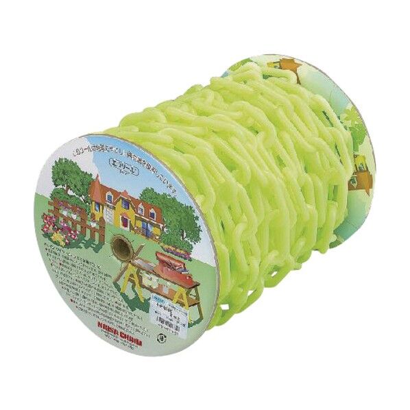 黄 蛍光プラカラー 15m巻 品番:R-PW80K 1個