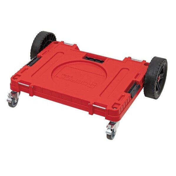 超耐久性ストッパー付キャスター 542X750X223mm レッド