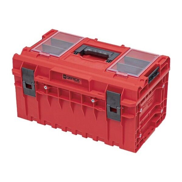 QBRICK キューブリック 38L超耐久性ツールボックス カスタマイズ可能な仕切りとバケット付 レッド 5901238256502 1個...