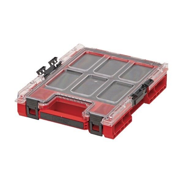 2.5L 工具収納ケース ツールオーガナイザー ハンドツールや電動工具の保護と安全に収納 レッド