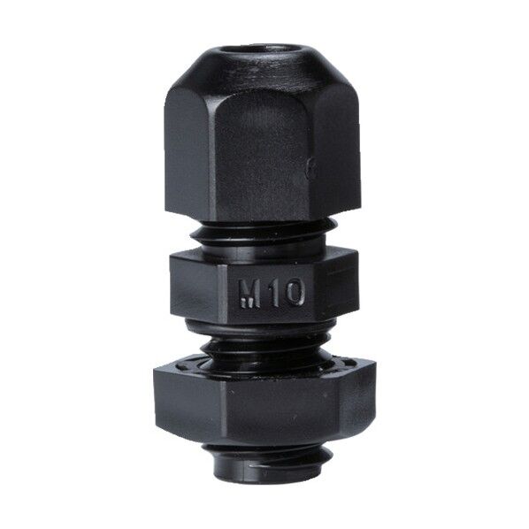 Mネジケーブルグランド 低価格タイプ ブラック RM10L-6B 1点