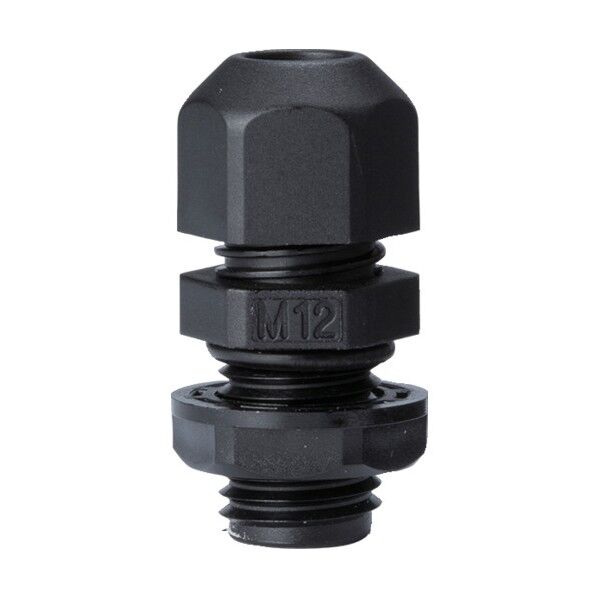 Mネジケーブルグランド 低価格タイプ ブラック RM12L-7B 1点