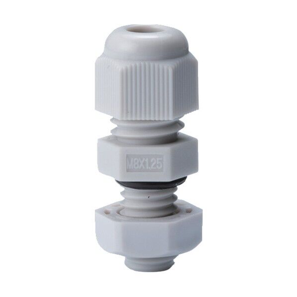 Mネジケーブルグランド 低価格タイプ ライトグレー RM8L-4S 1点