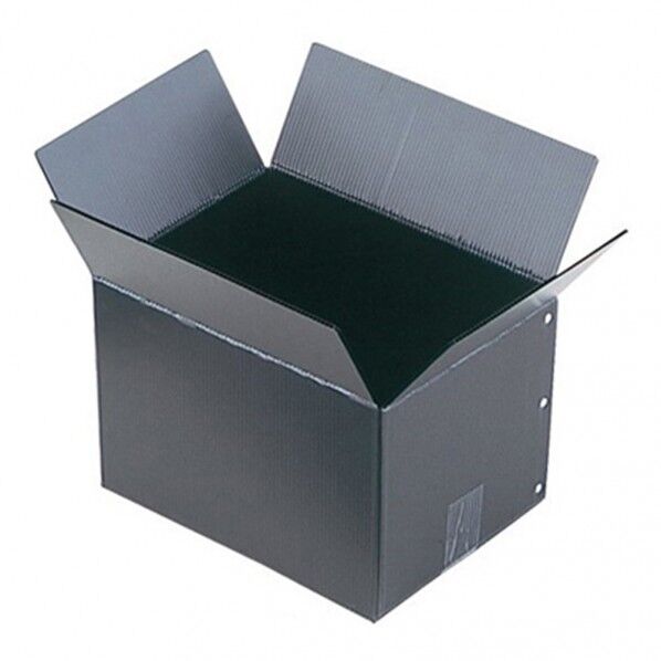 導電プラダン 箱 330×240×220mm 1-9124-03 10個