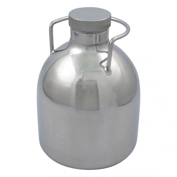 ラボ缶(把手付ステンレスボトル) 1L 1-9417-04 1個