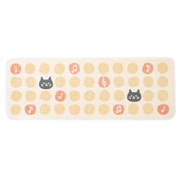 リスﾞムキャット 45x120 キッチンマット P