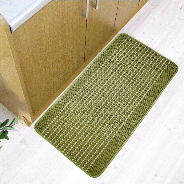洗いやすい 45x90 キッチンマット G