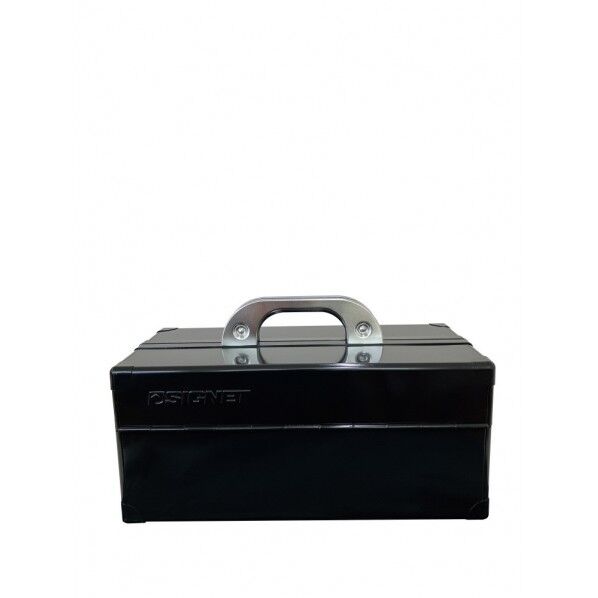 両開き工具箱 DIYツールボックス ブラック