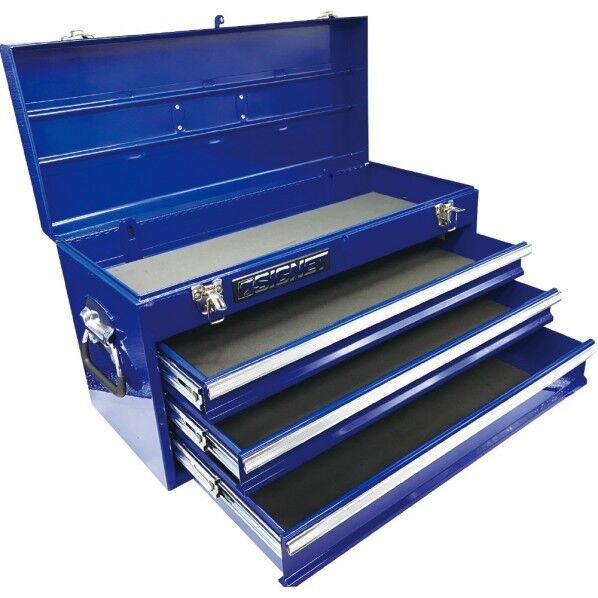 3段ツールボックス ブルー