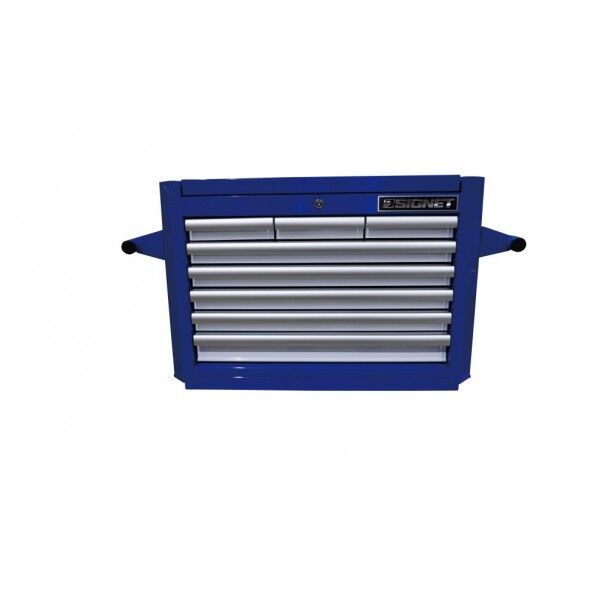 トップツールチェスト 8段引出し ブルー&ホワイト
