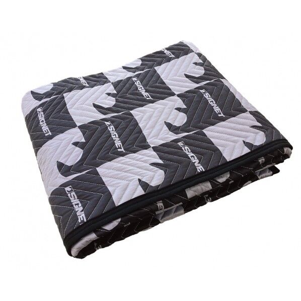 スクラッチカード養生マット ブラック/グレー