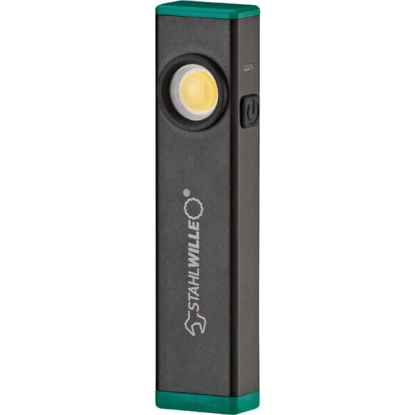 USB充電式 ミニワークライト ブラックグリーン 最大500ルーメン