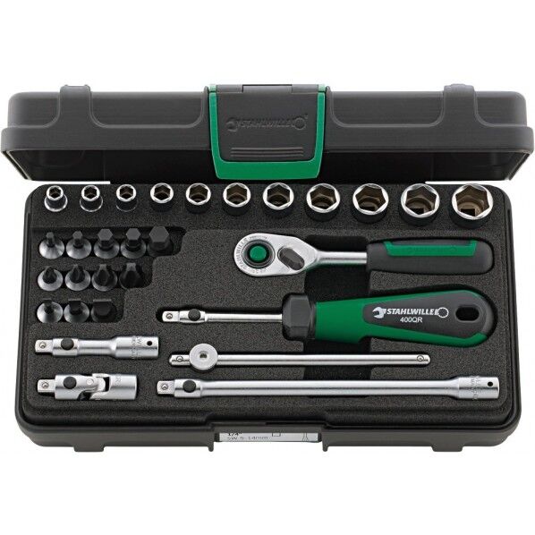 29点組 1/4SQソケットレンチセット ケース付