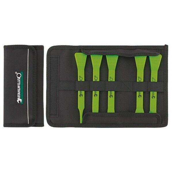 5本組 プラスチックスクレーパー 収納ケース付