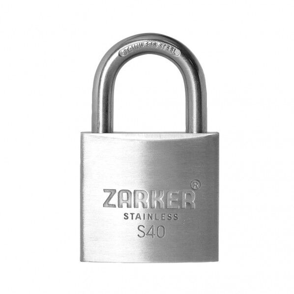 ZARKER(ザーカー) 防錆南京錠 40 X 14 X 65mm ブリスターパック入 S40 1個