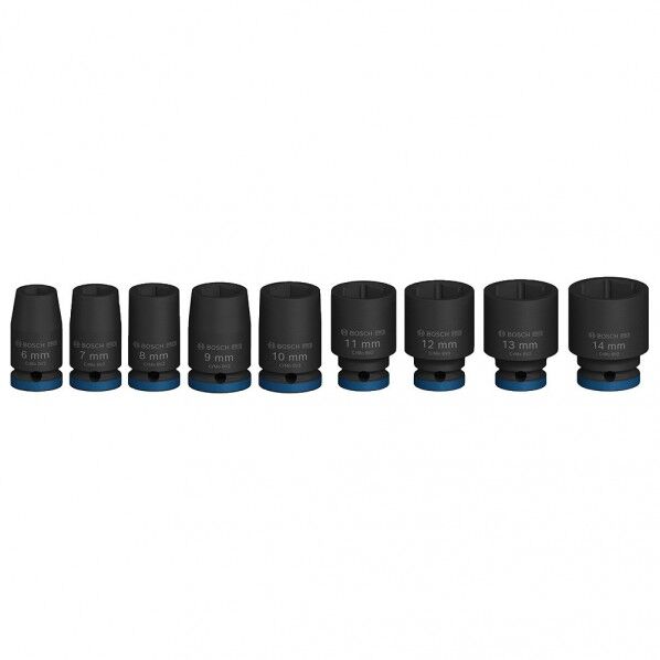 ボッシュ インパクト用ソケット1/4インチ9pcsセット 2608003034 1セット
