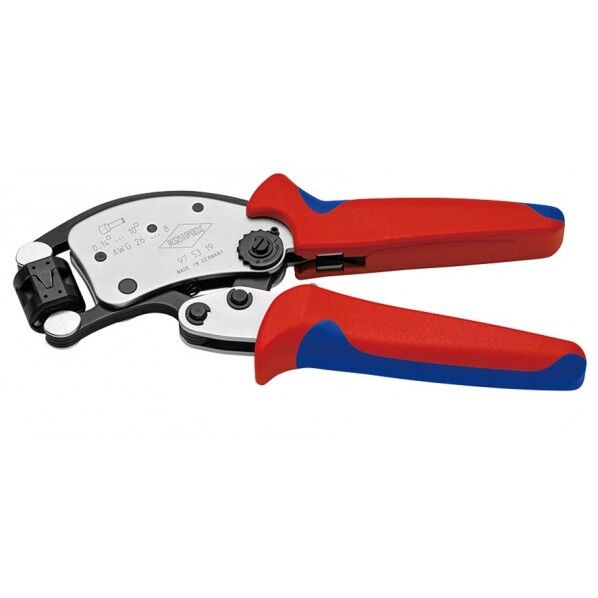 クニペックス フェルール用圧着プライヤー ツイスター T 200×80×26mm 9753-19 1丁...