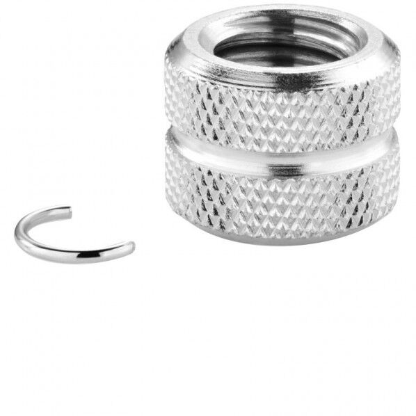 スペアローレットナット(スプリング付) 直径17 x 15mm