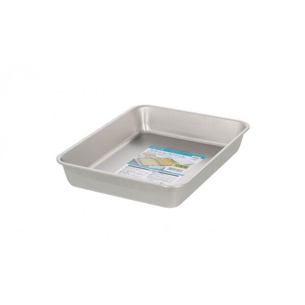 ステンレス角バット つや消し18枚取