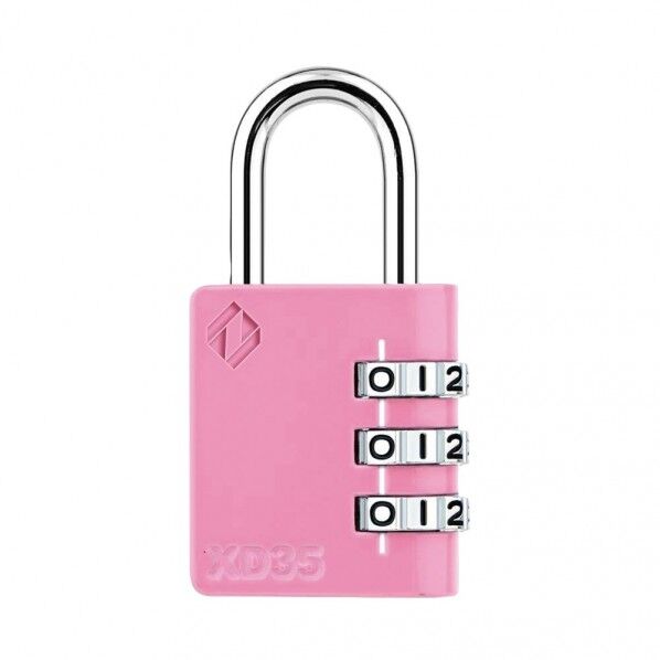 コンビネーション南京錠 ピンク/ブリスター サイズ33 X 13 X 62mm