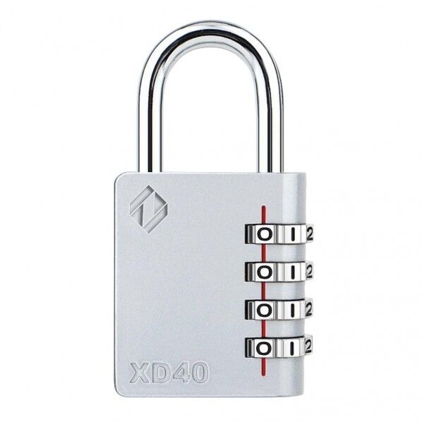 コンビネーション南京錠 グレー/ブリスター サイズ40 X 16X 80mm