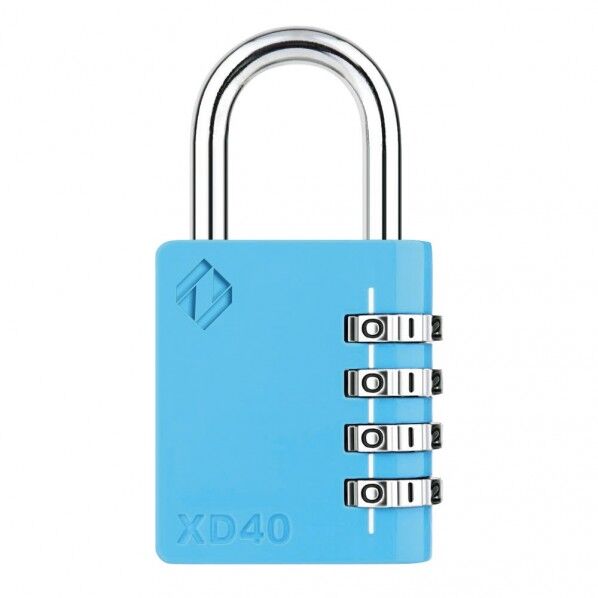 コンビネーション南京錠 青色/ブリスター サイズ40 X 16X 80mm