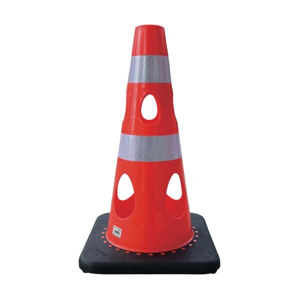 穴あきコーン450 反射ホワイト