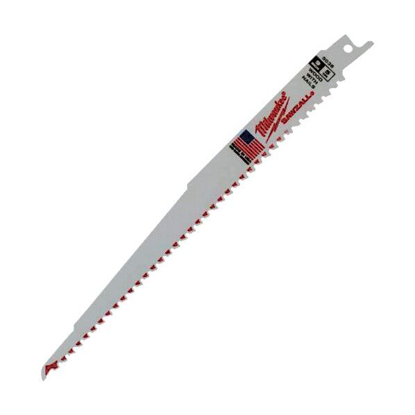 NAIL WOOD 釘入り木材用レシプロソーブレード 5TPI 229mm (5本パック) 48-00-5036 1個...