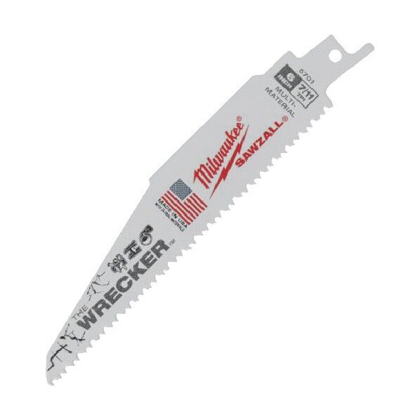 WRECKER 解体用レシプロソーブレード 7/11 TPI 152mm(5本パック) 48-00-5701 1個...