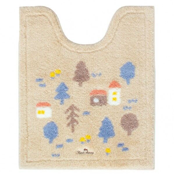 ナタルシーナリー 75x63 ロンクﾞトイレマット BE