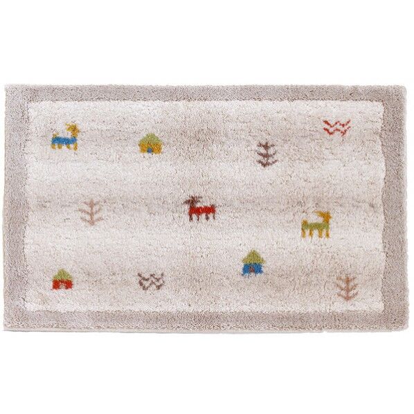 ギャベ 吸着 45x75 玄関マット BE