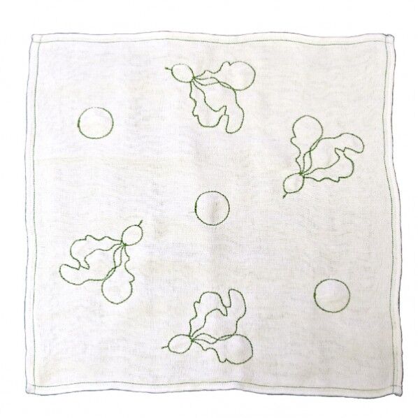 Ag+除菌ふきん刺繍 ラテﾞィッシュ